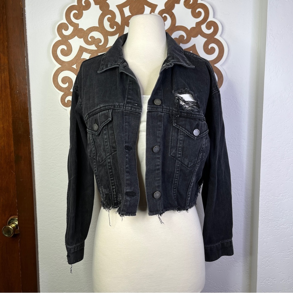 Ivy & main black jean jacket